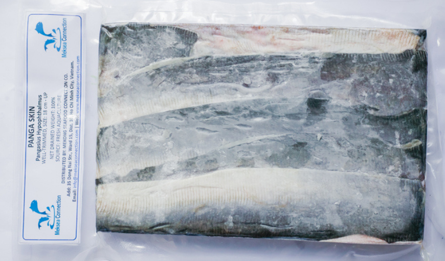 Pangasius skin value from seemingly discarded by-products