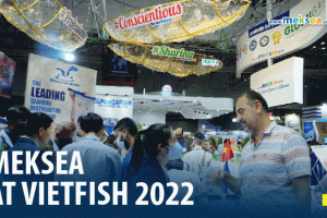 3 sparkling boats at Meksea’s booth attracted the attention of hundreds of Vietfish visitors 2
